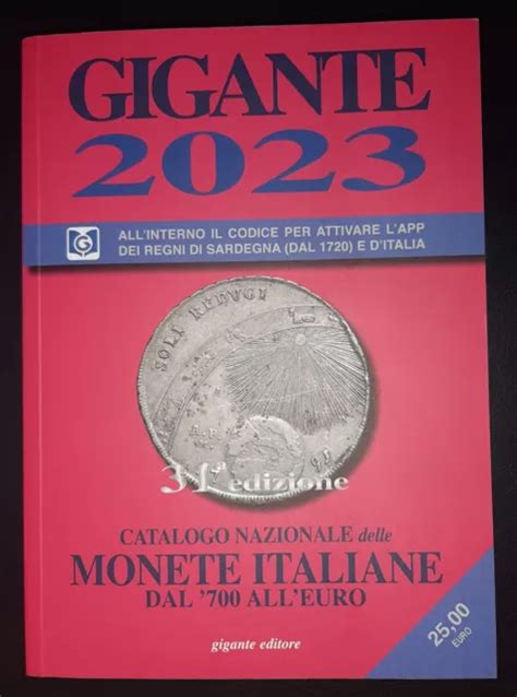 CATALOGO MONETE ITALIANE GIGANTE 2023 EUR 24 99 PicClick FR