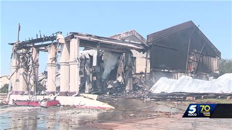 Vacant Oklahoma City Hotel Catches Fire Again Crews Battle To Put