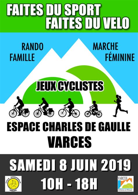 Faites Du Sport Faites Du V Lo Varces Le Samedi Juin Venez