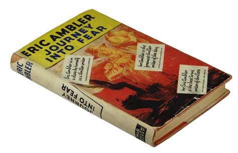 Journey Into Fear By Ambler Eric Very Good Signed By Author S