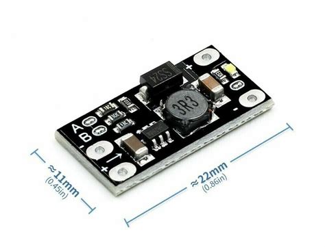 Mini DC DC Step Up Converter 3V 9V To 12V Lithium Battery Boost Module