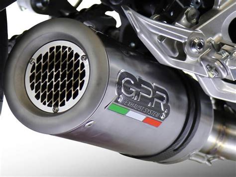 Gpr Gpr Ducati Diavel Slip On Exhaust M Titanium Natural