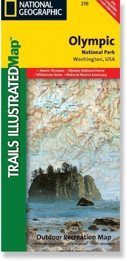 National Geographic Olympic National Park Topographic Map Rei Co Op