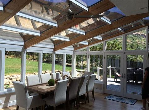 Straight Eave Glass Sunroom Straight Roof Sunroom Four Seasons Sunrooms