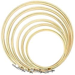 Amazon Caydo Pieces Embroidery Hoop Set Bamboo Circle Cross