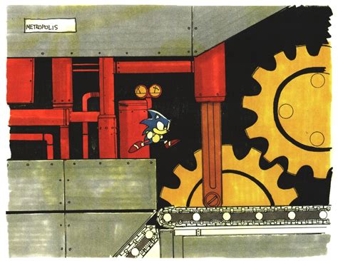 concept artwork  metropolis zone  sonic sonic  hedgeblog