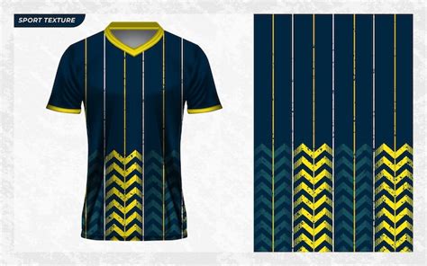 Premium Vector 3d Jersey Mockup With Pattern For Sublimation Print