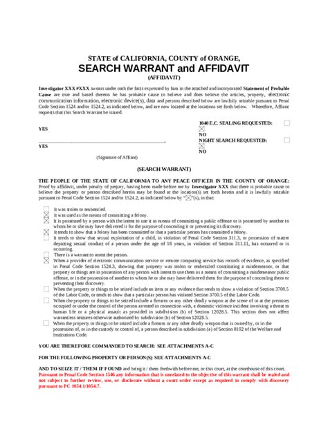 Practices For Implementing Expedited Search Warrant Doc Template Pdffiller