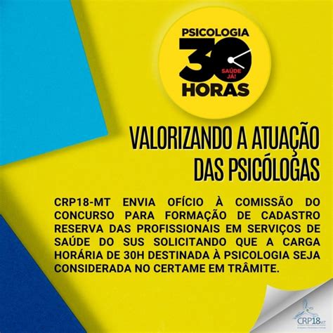 Crp Mt Defende Carga Hor Ria De Horas Para Profissionais Da Rea