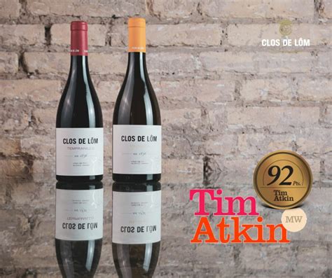 Tim Atkin Otorga 92 Puntos Al Tempranillo Y Al Malvasía De Clos De Lôm