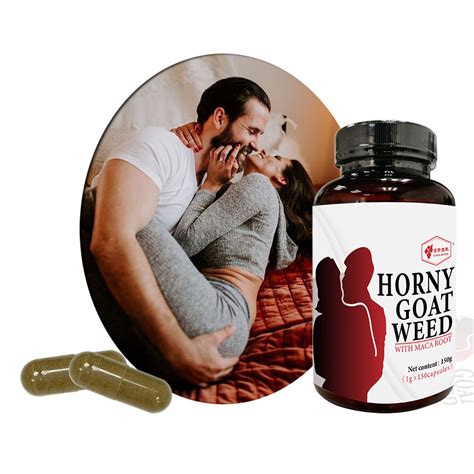 Sex Enlargement Solution Maca Root Ginseng Horny Goat Weed Capsules