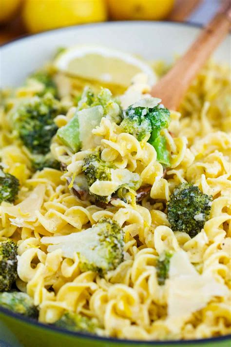 One Pan Lemon Broccoli Pasta Recipe Sweet And Savory Meals