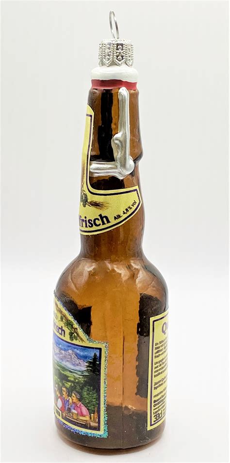 Weihnachtsschmuck Bierflasche Locher Bier Quöllfrisch Weihnachts