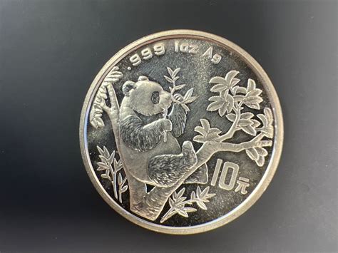 10 Yuan 1995 Large Date Panda 1 Unze 999 Silber Kaufen Auf Ricardo