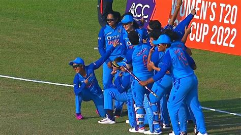 Indian Womens Team Celebration After Defeating Sri Lanka In Asia Cup 2022 Final Indwvsslw