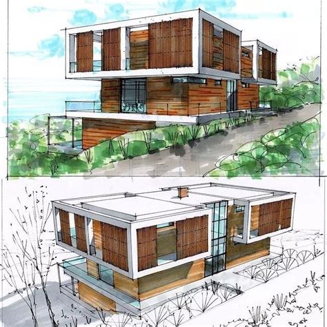 Proyecto Por Andreyprindyksketch Instagram Bocetos De Arquitectura