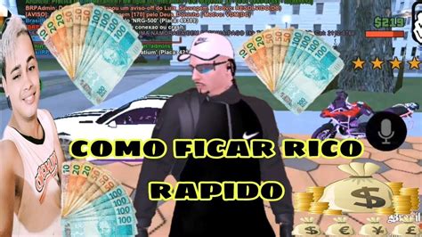 GTA Brasil Roleplay Vida Real 10 COMO FICAR RICO RAPIDO YouTube