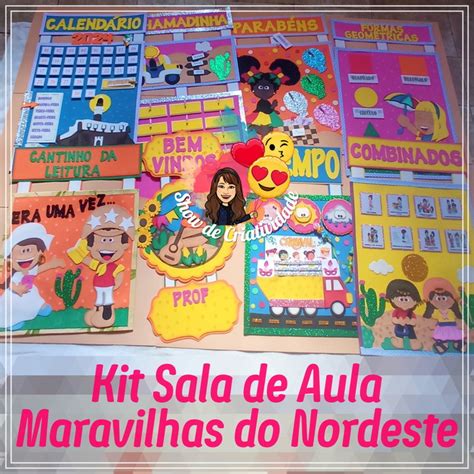 Kit Sala De Aula Maravilhas Do Nordeste Em Eva Elo