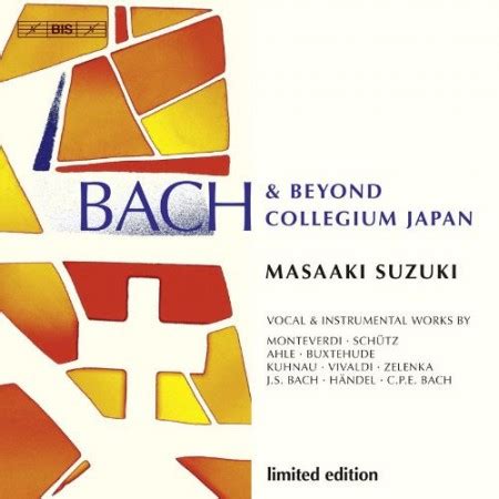 Masaaki Suzuki Bach Collegium Japan Bach Beyond CD Opus3a