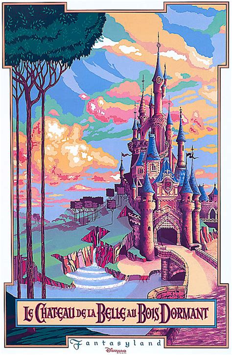 Les Affiches Attractions De Disneyland Paris Hello Disneyland