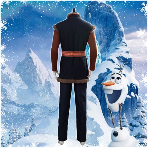 Frozen 2 Kristoff Costume Men's Kristoff Frozen Costume Adult Halloween ...