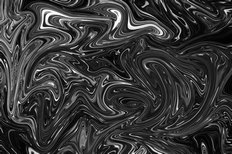 Textura De Marmolado De Pintura L Quida En Blanco Y Negro