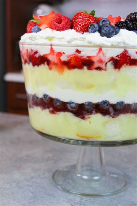 Berry Trifle Recipe The Perfect Summer Dessert Trifle Dish Trifle Recipe Vanilla Sheet