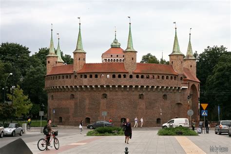 The Barbican in Krakow - a typical fortification of the 15th century