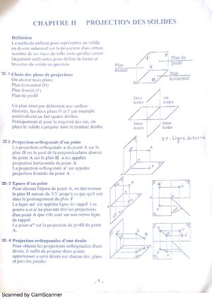 Coupes Et Sections Cours Et Exercices Les Principes De