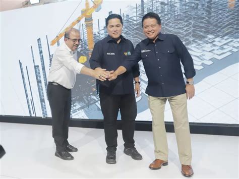 Menteri Bumn Erick Thohir Resmikan Groundbreaking Bsi Tower