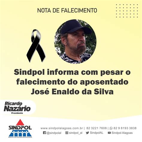 Sindpol Alagoas Sindpol Informa Pesar O Falecimento Do Policial