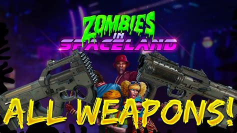 Infinite Warfare Zombies In Spaceland All Weapons Wonder Weapons Youtube