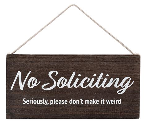 Amazon No Soliciting Sign For House Funny No Soliciting Sign For