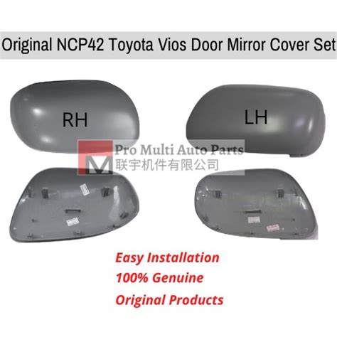 Original Toyota Vios Ncp42 Altis ZZE122 2003 2006 Door Mirror Cover