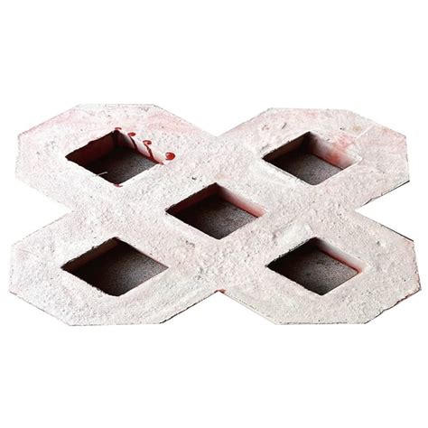 Cement Zig Zag Red Cosmic Interlocking Paver Block Dimensions Inch