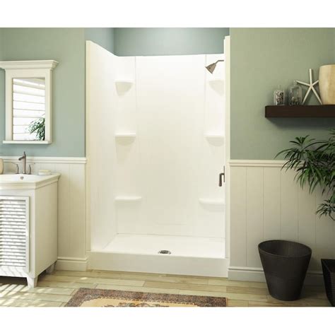 Swanstone A2 27-in W x 74-in H High Gloss White Direct To Stud Shower ...