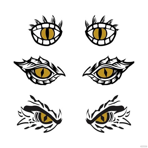 Dragon Eye Vector in SVG, Illustrator, PNG, JPG, EPS - Download ...