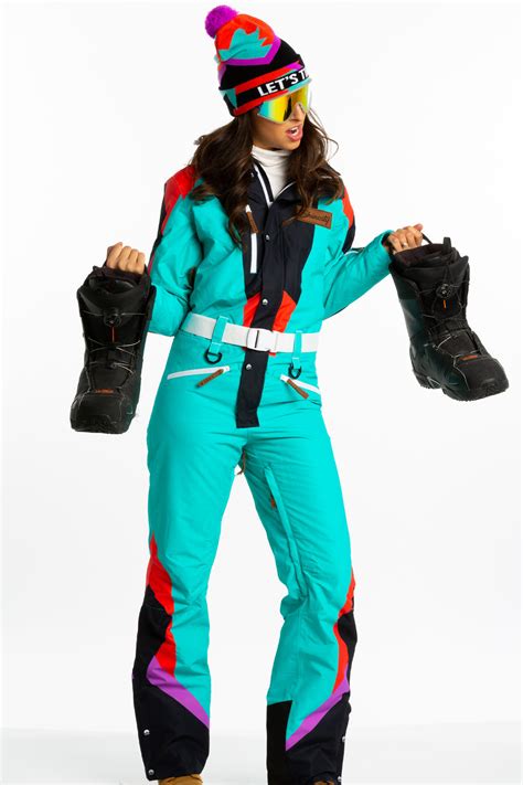 Retro One Piece Ski Suits By Shinesty