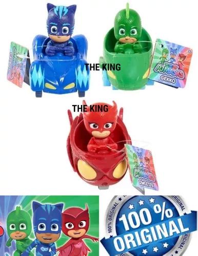 Pj Masks Vehiculo Figura Catboy Gekko Ululette Cuotas Sin