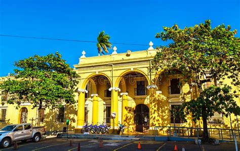 City Hall of Santa Ana in El Salvador Stock Photo - Image of palacio ...