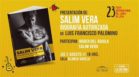 El sello editorial La Nave presenta Salim Vera Biografía autorizada