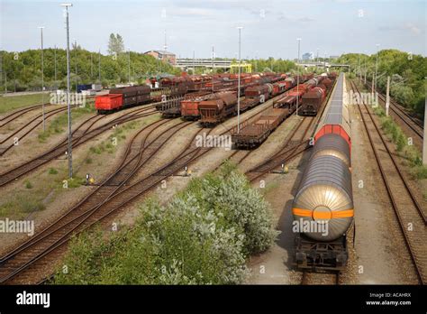 Munich North Shunting Yard Munich Bavaria Germany Stock Photo Alamy