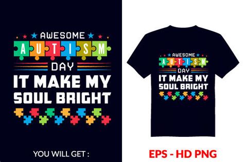 Awesome Autisms Day T Shirt Design Graphic By Stshahariarsifa