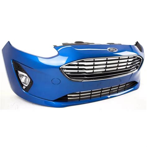 FORD FIESTA MK8 Front Bumper W Grilles Complete Blue Minor Scratches