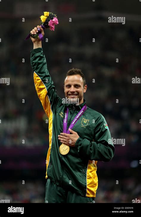 London Paralympic Games Day South Africa S Oscar Pistorius