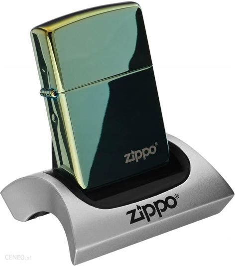 Wr Zapalniczka Zippo 49191zl High Polish Teal Logo Ceny I Opinie