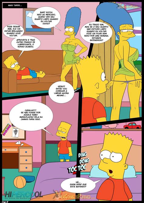 Os Simpsons Visita Inesperada The Hentai Comics