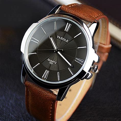 Newest YAZOLE Mens Watches Top Brand Luxury Blue Glass Watch Men Watch