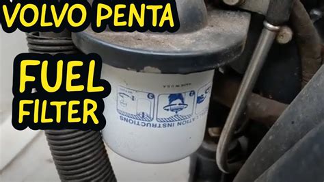 Volvo Penta Fuel Filter Water Separator DO IT YOURSELF YouTube