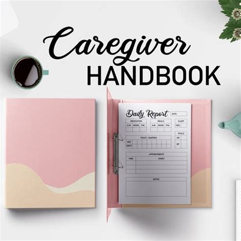 Caregiver Handbook Tracker And Communication Guide Etsy